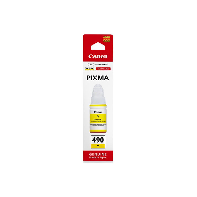 Tusz CANON (GI-490/0666C001) żółty 70ml