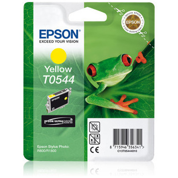 Tusz EPSON (T0544/C13T05444010) żółty 400str Stylus Photo 800/1800 Tusz EPSON (T0544/C13T05444010) żółty 400str Stylus Photo 800/1800