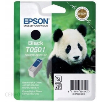 Tusz EPSON (T0501/C13T05014010/S020093/S020187) czarny 400str Stylus 400/500/600 Tusz EPSON (T0501/C13T05014010/S020093/S020187) czarny 400str Stylus 400/500/600
