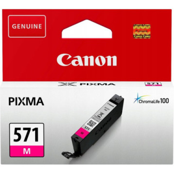 Tusz CANON (CLI-571M/0387C001) purpurowy 297str Tusz CANON (CLI-571M/0387C001) purpurowy 297str