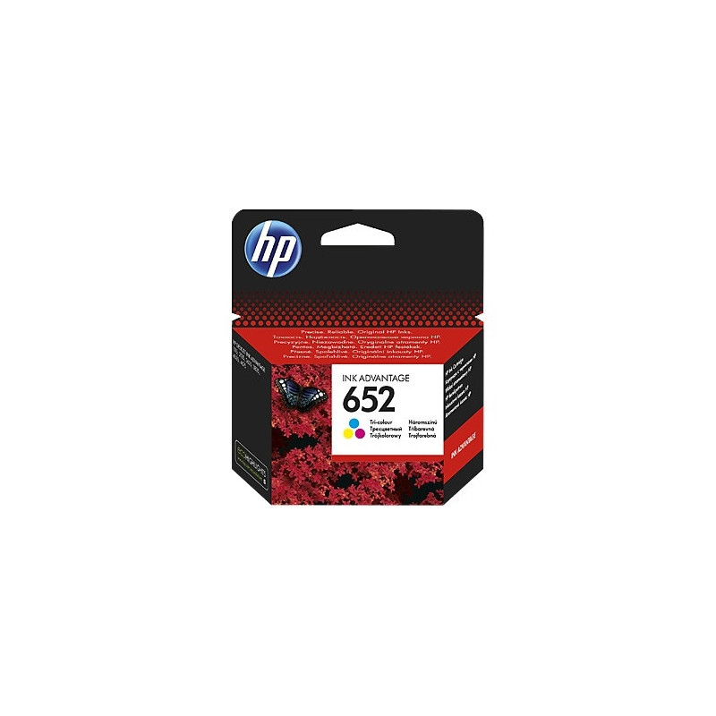 Tusz HP 652 (F6V24AE) kolor 200str 1115/2135/2136/3635/3835/4675 Tusz HP 652 (F6V24AE) kolor 200str 1115/2135/2136/3635/3835/4675