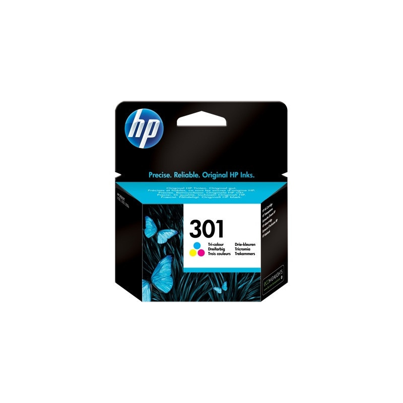 Tusz HP 301 (CH562EE) kolor 165str 1000/1050/2000/2050/3000/3050 Tusz HP 301 (CH562EE) kolor 165str 1000/1050/2000/2050/3000/3050