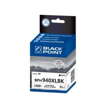 Tusz BLACK POINT (BPH940XLBK) czarny 2400str zamiennik HP (940XL/C4906AE) Tusz BLACK POINT (BPH940XLBK) czarny 2400str zamiennik HP (940XL/C4906AE)