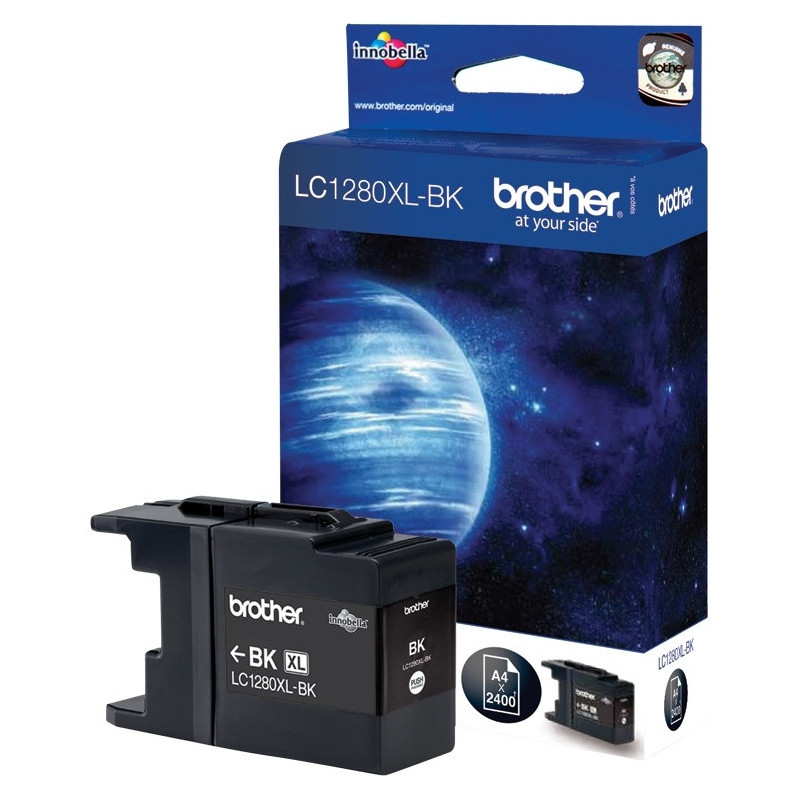 Tusz BROTHER (LC1280XL-BK) czarny 2400str MFC J6910/MFC J6710DW