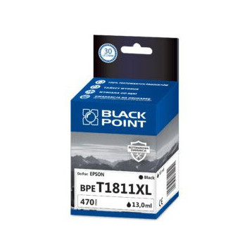 Tusz BLACK POINT (BPET1811XL) czarny 490str zamiennik EPSON (18XL/C13T18114010) Tusz BLACK POINT (BPET1811XL) czarny 490str zamiennik EPSON (18XL/C13T18114010)