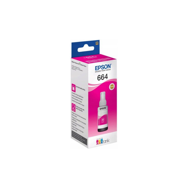 Tusz EPSON (T6643/C13T66434A) purpurowy 6500str/70ml Tusz EPSON (T6643/C13T66434A) purpurowy 6500str/70ml