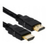 Kabel HDMI - HDMI 1,0m czarny BULK