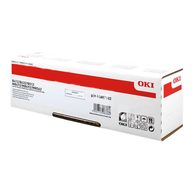 Toner OKI (45807102) czarny 3000str Toner OKI (45807102) czarny 3000str