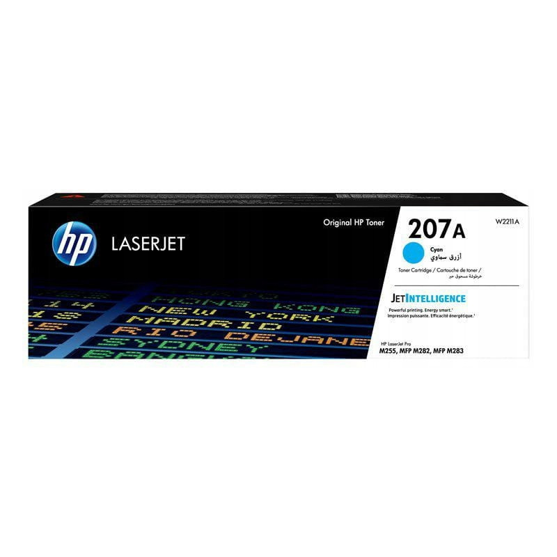 Toner HP 207A (W2211A) niebieski 1250str Toner HP 207A (W2211A) niebieski 1250str