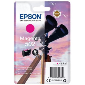 Tusz EPSON (502/C13T02V34010) purpurowy 3,3ml/160str Tusz EPSON (502/C13T02V34010) purpurowy 3,3ml/160str