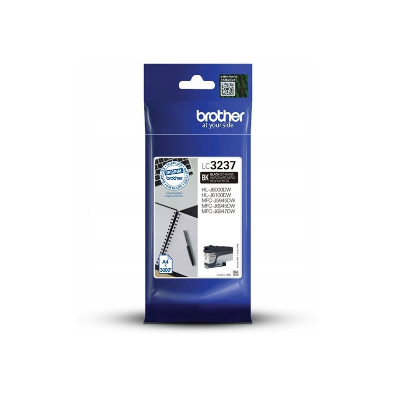 Tusz BROTHER (LC3237BK) czarny 60,11ml/3000str