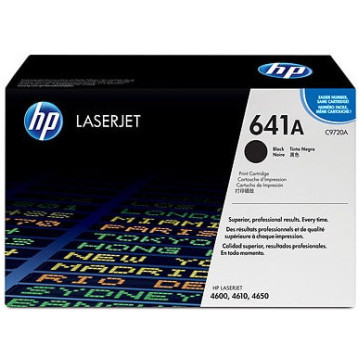 Toner HP 641A (C9720A) czarny 9000str Color LaserJet 4600/4650 Toner HP 641A (C9720A) czarny 9000str Color LaserJet 4600/4650