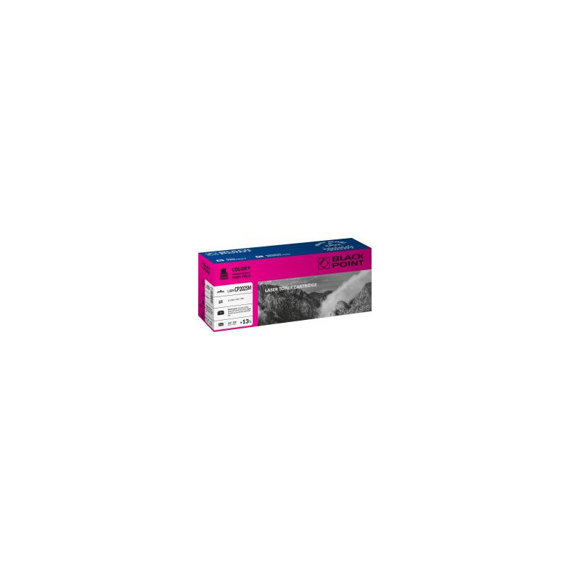 Toner BLACK POINT (LCBPHCP2025M) purpurowy 2800str zamiennik HP (304A/CC533A) CP2025/CM2320 Toner BLACK POINT (LCBPHCP2025M) purpurowy 2800str zamiennik HP (304A/CC533A) CP2025/CM2320