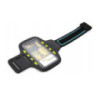 Etui/opaska na ramię do telefonu PLATINET z diodami led czarne (43705)