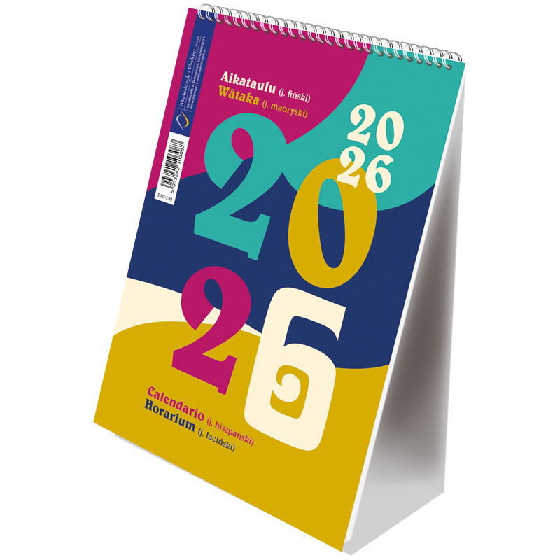 Kalendarz ze spiralką pionowy 2024 T-101-3-19 Michalczyk i Prokop