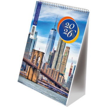Kalendarz ze spiralką pionowy 2025 T-101-3-24 Michalczyk i Prokop