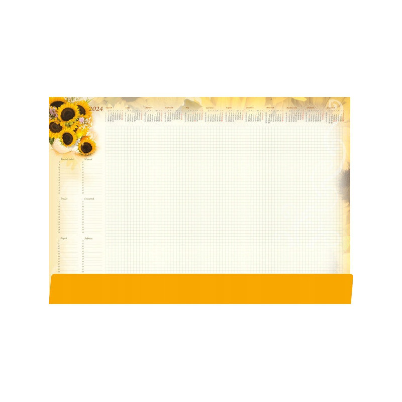 Terminarz-Planer B3 z listwą słoneczniki T-2-B3-3 Michalczyk i Prokop