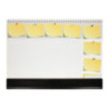 BIUWAR z listwą żółte karteczki 470x330mm 0318-0045-99 PANTA PLAST