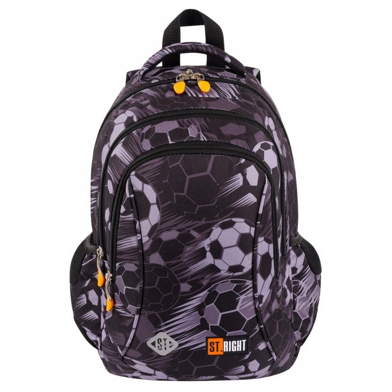 Plecak szkolny 3-komorowy Tornister dla chłopca Classic Ball BP-26 ST.RIGHT St.Majewski
