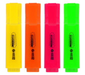 Zakreślacze MEMOBE neonowe 4 kolory w etui MM013-99