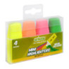 Zakreślacze mini neon CRICCO 4 kolory etui CR390W4