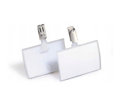 Identyfikator 54x90mm z klipem(25 sztuk) 821619 CLICK FOLD DURABLE