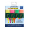 Zakreślacze neonowe komplet 4szt. KW015-M4 TETIS