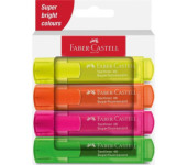 Zakreślacz 1546 4 kolory neonowe opakowanie kartonowe 254644 FABER-CASTELL