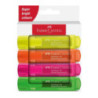 Zakreślacz 1546 4 kolory neonowe opakowanie kartonowe 254644 FABER-CASTELL