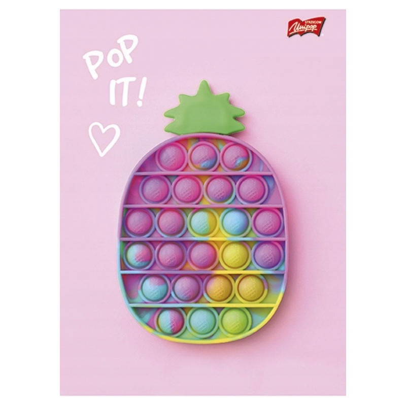 Zeszyt A5 16kartek 3linia laminowany mix dziewczęcy UNIPAP