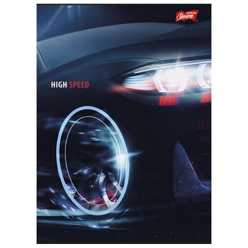 Zeszyt A5 32k linia dwukolorowa laminowany mix chłopięcy UNIPAP