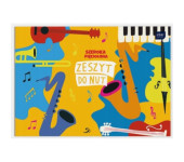 Zeszyt do nut B5 16k linia szeroka mix INTERDRUK