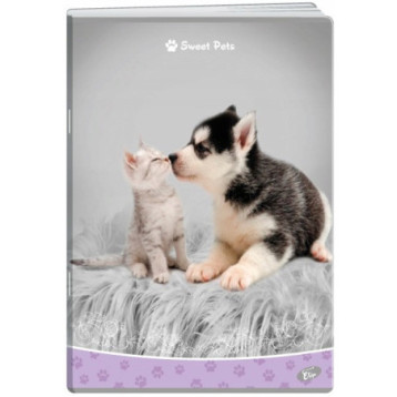 Zeszyt A5 32k kratka okładka miękka SWEET PETS EL-M13-032-KA5 ELISA Zeszyt A5 32k kratka okładka miękka SWEET PETS EL-M13-032-KA5 ELISA