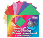 Zeszyt papierów fluorescencyjnych z brokatem B5 ALIGA ZBF-0266