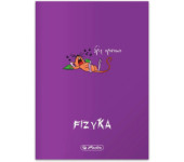 Zeszyt szkolny przedmiotowy A5 60 kartek w kratkę 70g FIZYKA 9500080 HERLITZ