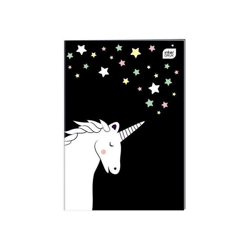 Zeszyt A4 32k kratka kolorowa 70g INTERDRUK