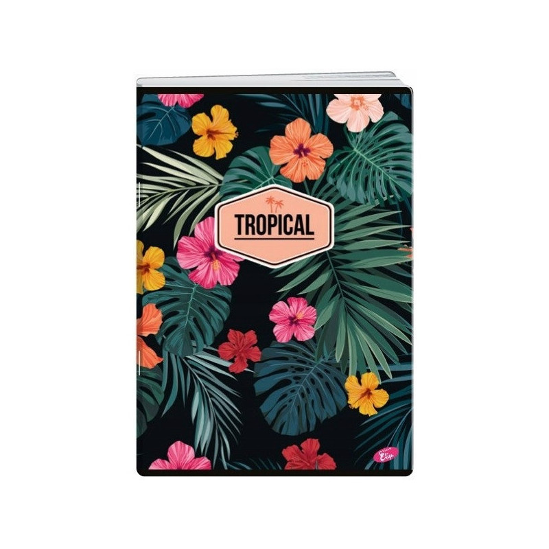Zeszyt A4 60k kratka okładka miękka TROPICAL EL-M10-060-KA4 ELISA