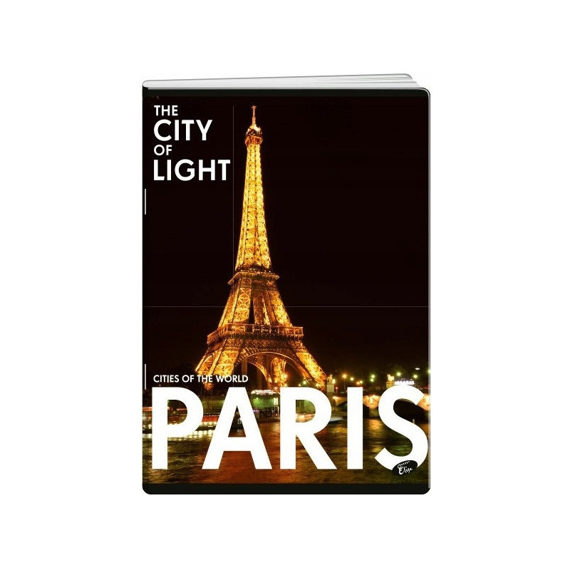 Zeszyt A5 80k kratka okładka miękka CITIES BY DAY EL-M2-080-KA5 ELISA