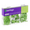 Zestaw 40 pinezek 70 spinaczy 10 klipów zielony 353630 BERLINGO