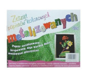 Zeszyt papierów kolorowych C5 metalizowanych GIMAR