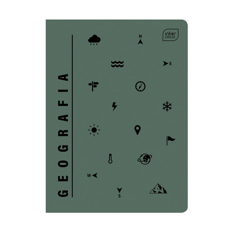 Zeszyt A5 60k kratka GEOGRAFIA INTERDRUK