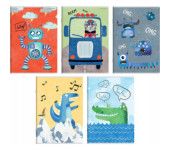 Zeszyt A6 32k kratka BOYS CARD 400181858 TOP 2000