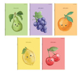 Zeszyt A5 32k linia podwójna kolorowa HAPPY FRUITS 400183796 TOP 2000
