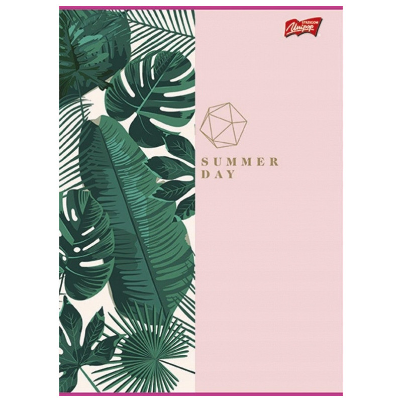 Zeszyt A5 60k linia mix dziewczęcy laminowany UNIPAP