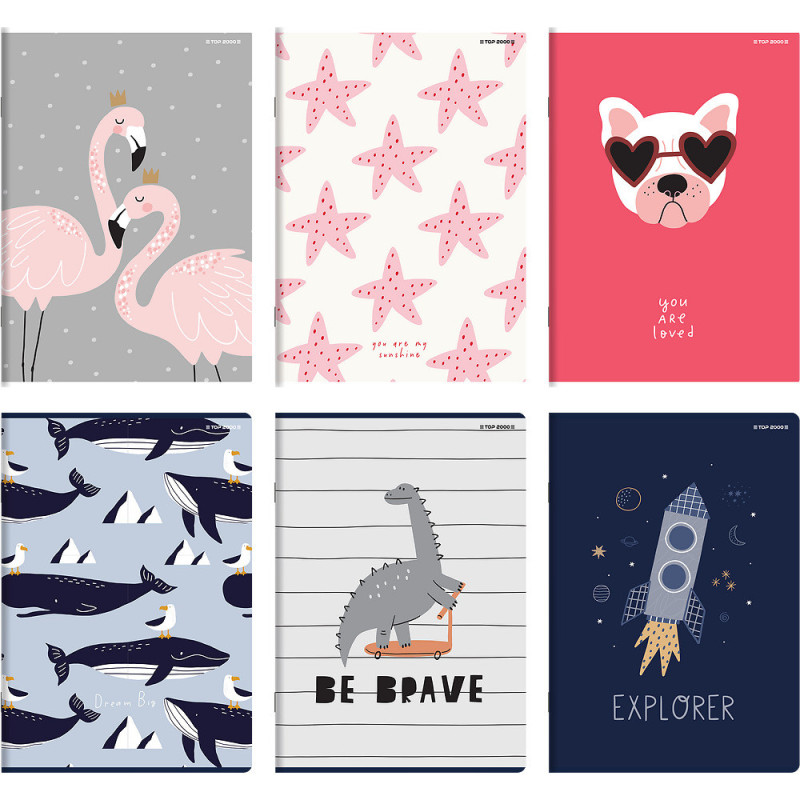 Zeszyt A4 32k 3linia kolorowa MEGAMIX 400182029 TOP 2000