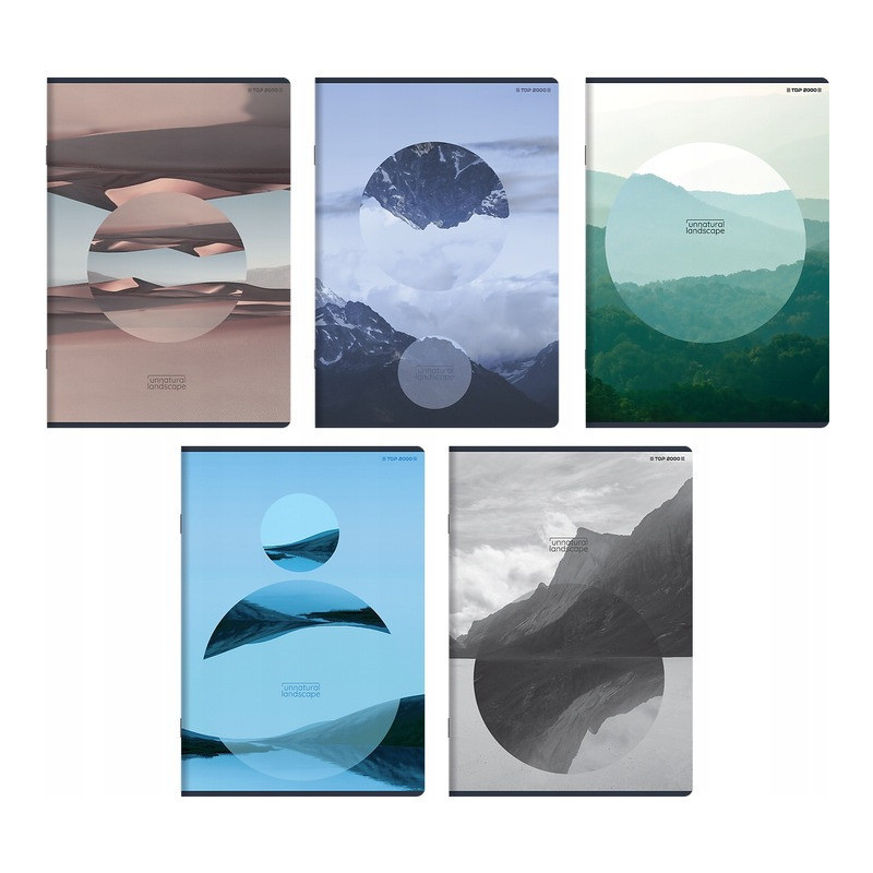 Zeszyt A5 32k linia margines UNNATURAL LANDSCAPE 400182421 TOP 2000