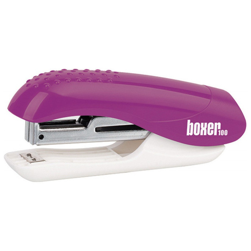 Zszywacz ICO BOXER 100 fioletowy 10 kartek zszywki 10