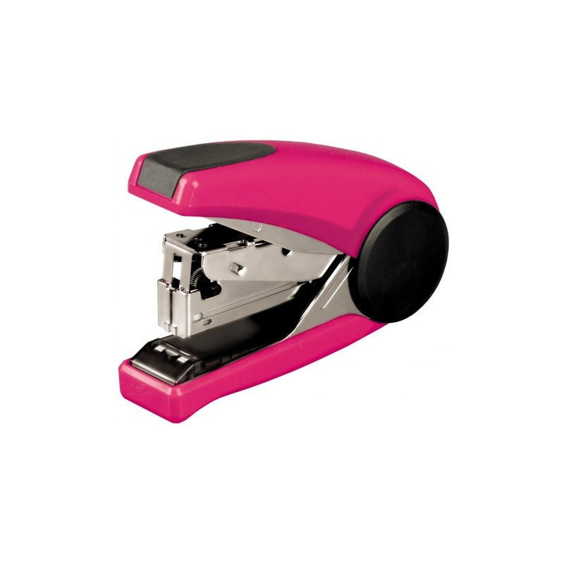 Zszywacz ONE TOUCH różowo-czarny 24/6 26/6 TETIS GV085-RV