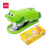 Zszywacz do 15 kartek zszywki 10 krokodyl zielony E0452 GREEN DELI