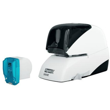 Zszywacz elektryczny Supreme 5050e biało-czarny 50 kartek RAPID 20993212